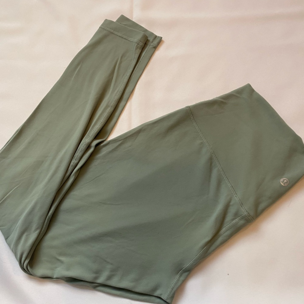 lululemon align mint green leggings, size 10 lulu leggings , GUC align leggings